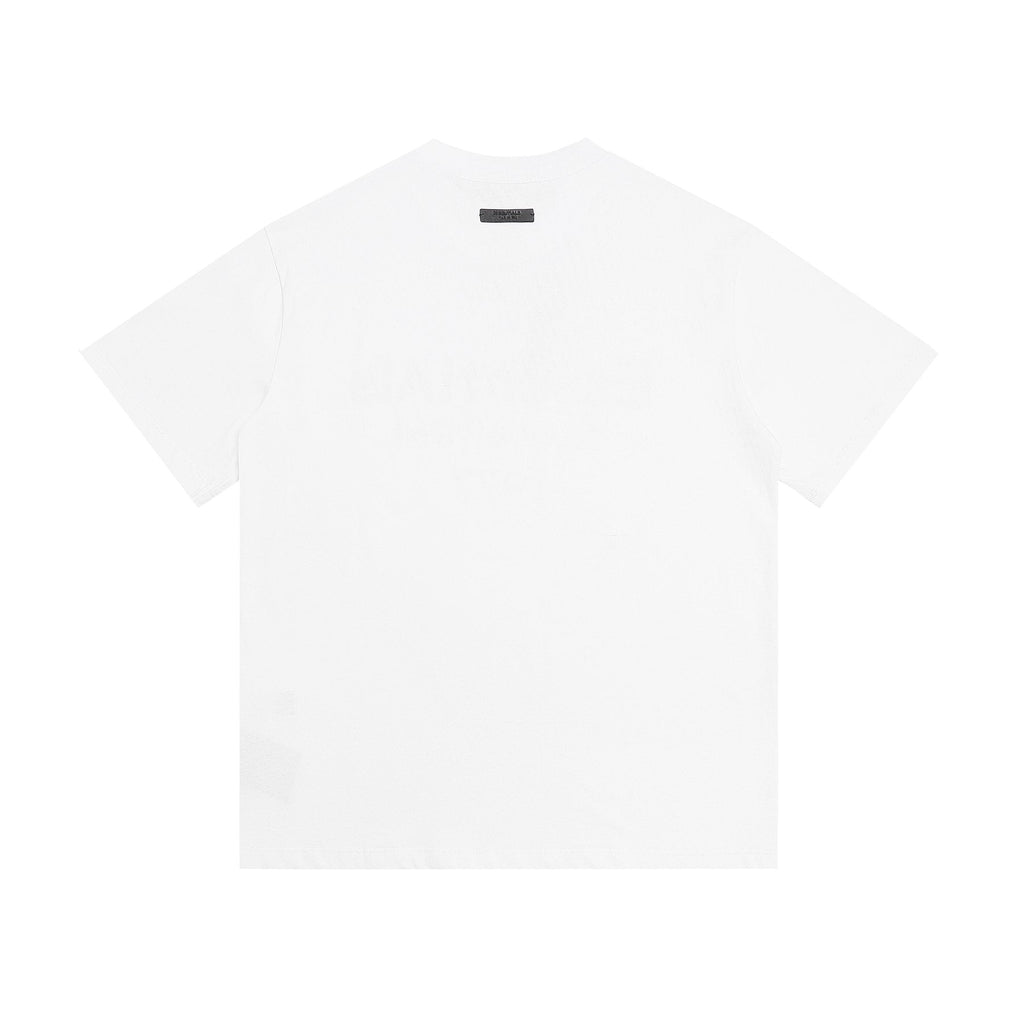 ESSENTIALS Stacked Text Graphic T-Shirt ¡ª back