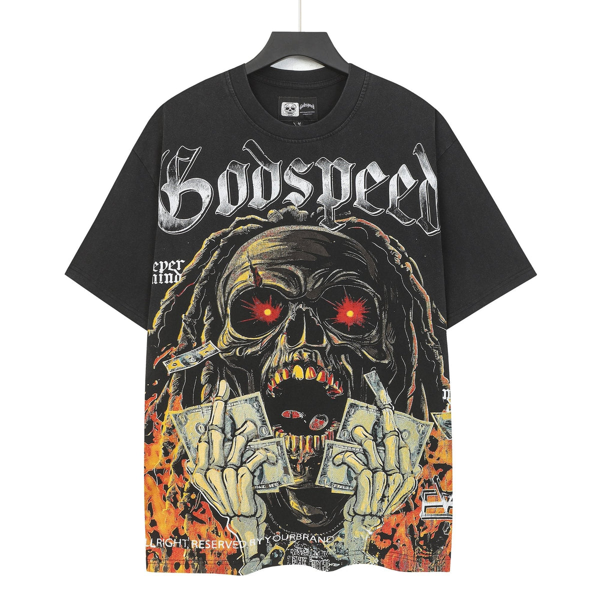 Godspeed Rich Money Drugs Graphic T-Shirt ¡ª hero