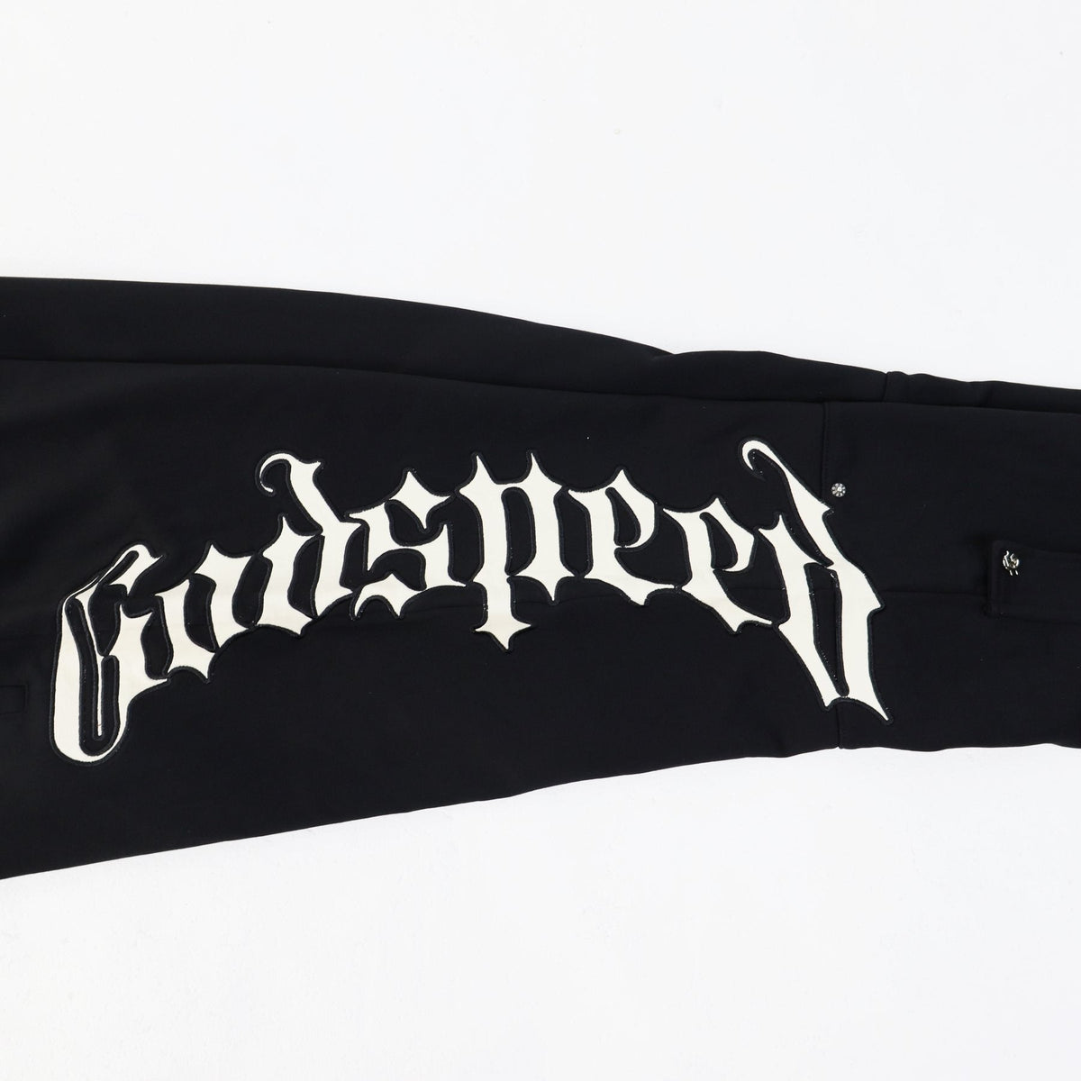 Godspeed Gothic Side Logo Sweatpants ¡ª detail