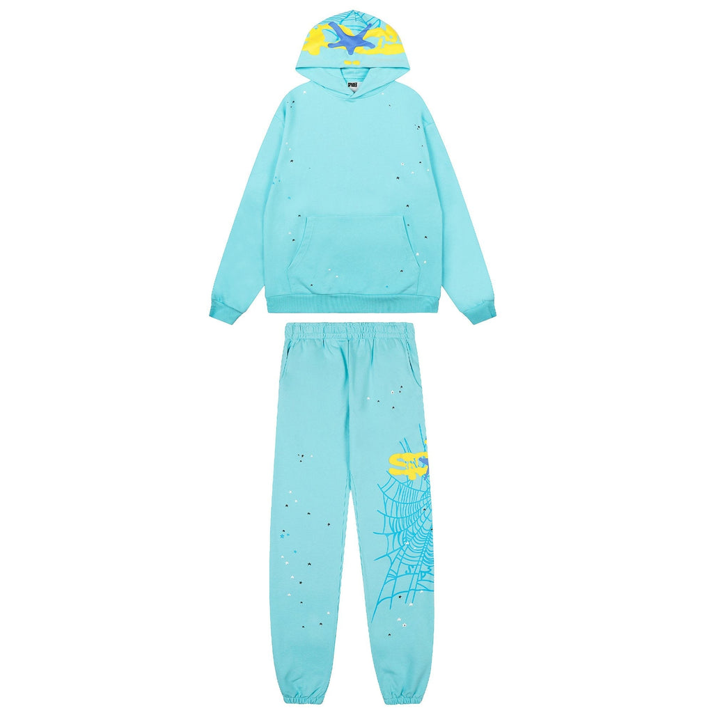 Sp5der Spiderweb Graphic Hoodie & Jogger Matching Set ¡ª hero