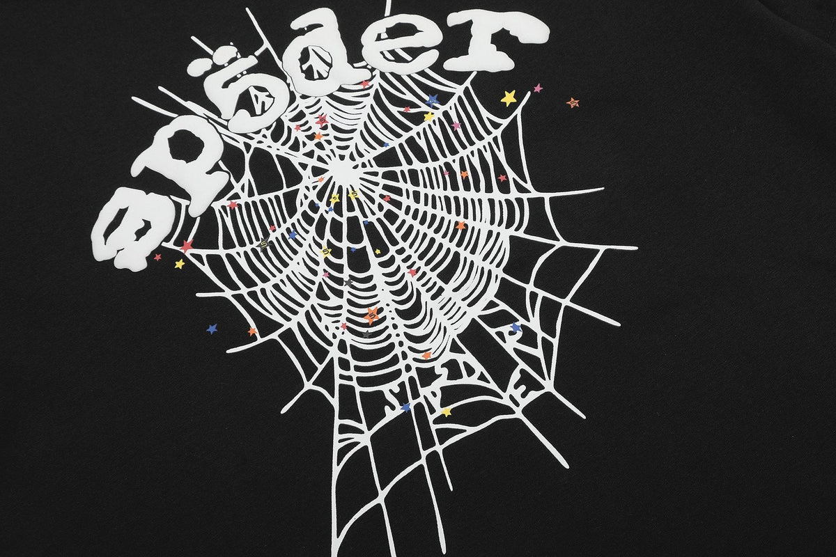 Sp5der Spiderweb Graphic Short-Sleeve T-Shirt ¡ª detail