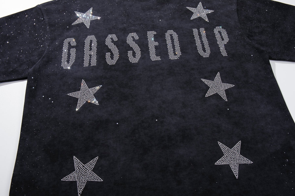 BKYS Revival Gassed Rhinestone Graphic T-Shirt ¡ª detail